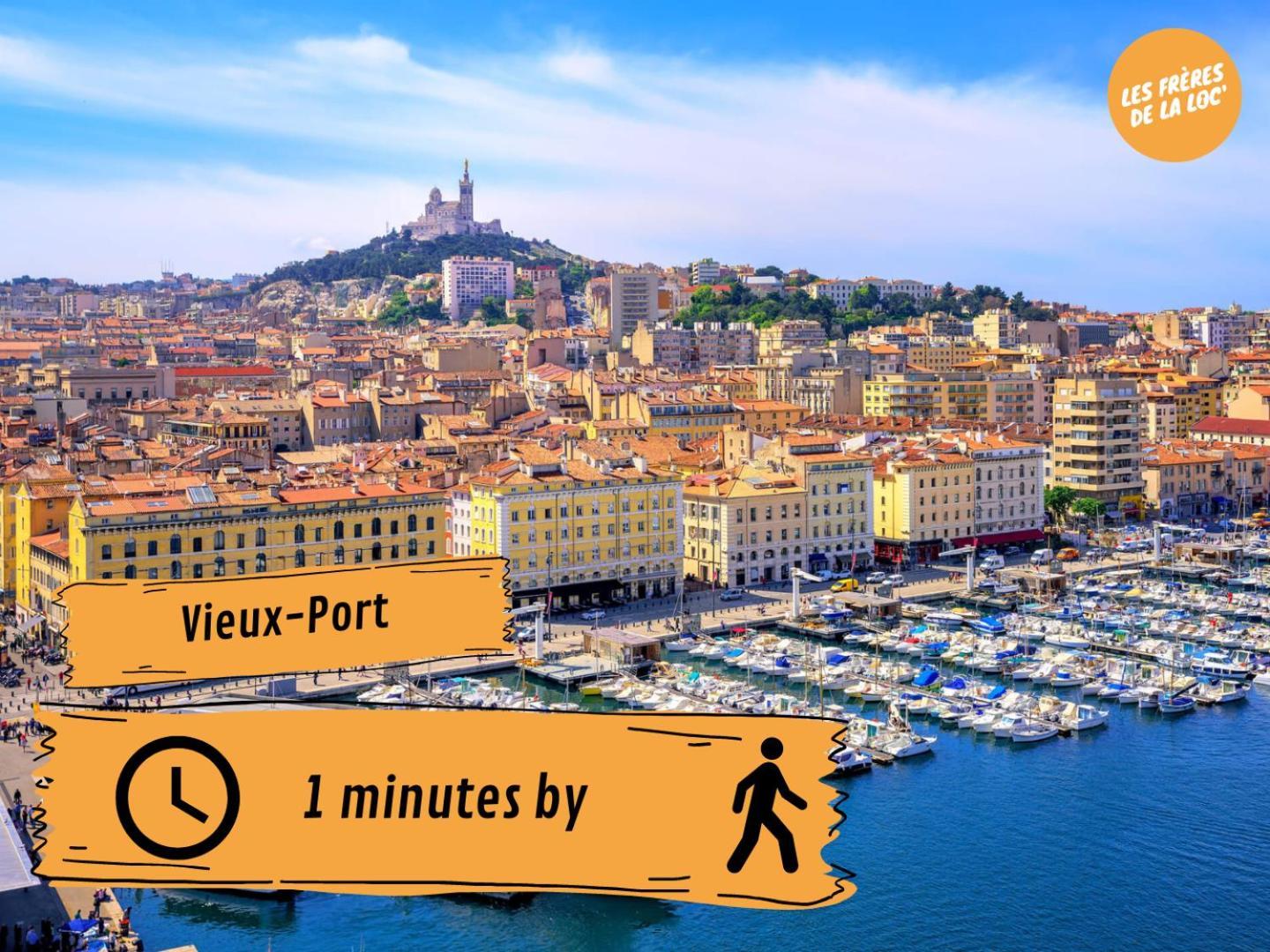 Les Princes Du Vieux Port - Central & Climatisation - Les Freres De La Loc' Marseille Eksteriør billede